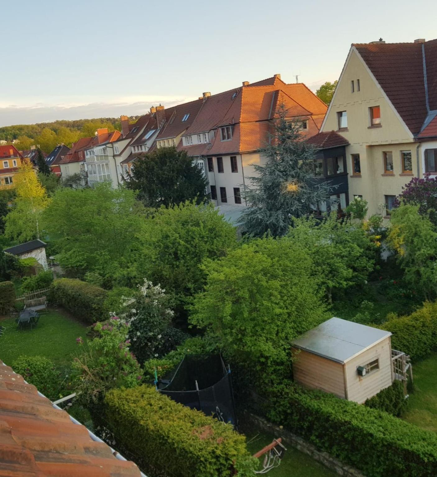 Apartment Am Suedpark Erfurt - Inkl Garten Mit Sitzlounge - Zentrumsnah Exterior photo
